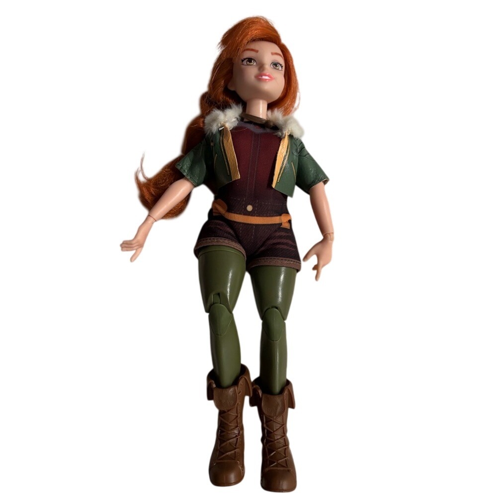 Disney Store Frozen 2 Anna Adventure Doll - Green Jacket/Fur Collar Articulated